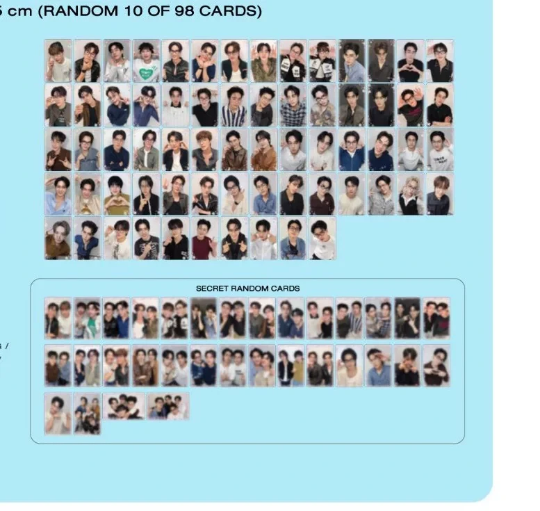Фото Официальная коллекционная случайная карточка Gmmtv Pondphuwin Jimmy Sea Junior Mark Perthsanta Williamest для мальчиков №1