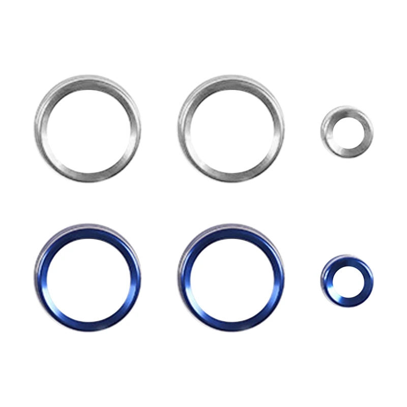 

Car Air Conditioner Knob Volume Mode Button Cover Ring Trim For Land Rover Defender 110 2020