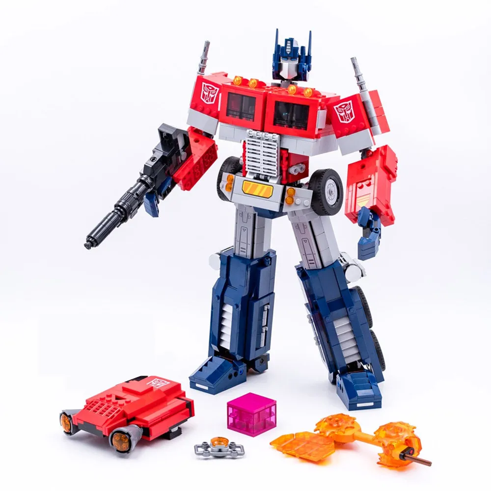 

1508PCS Technical Optimus Robot Primed Transformers Creative Expert 10302 Building Block Bricks Toys Boys Kids Birthday Gift