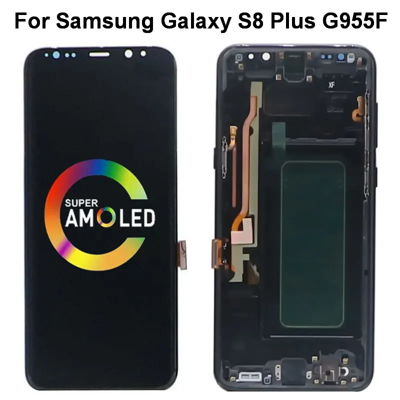 Оригинальный ЖК-дисплей AMOLED S8 Plus для SAMSUNG Galaxy s8 plus G955 G955F G955U SM-G955F/DS сенсорный экран