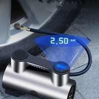 1pcs stylish lightweight and fast car tire electric air pump digital display preset tire pressure auto stop accessories tool