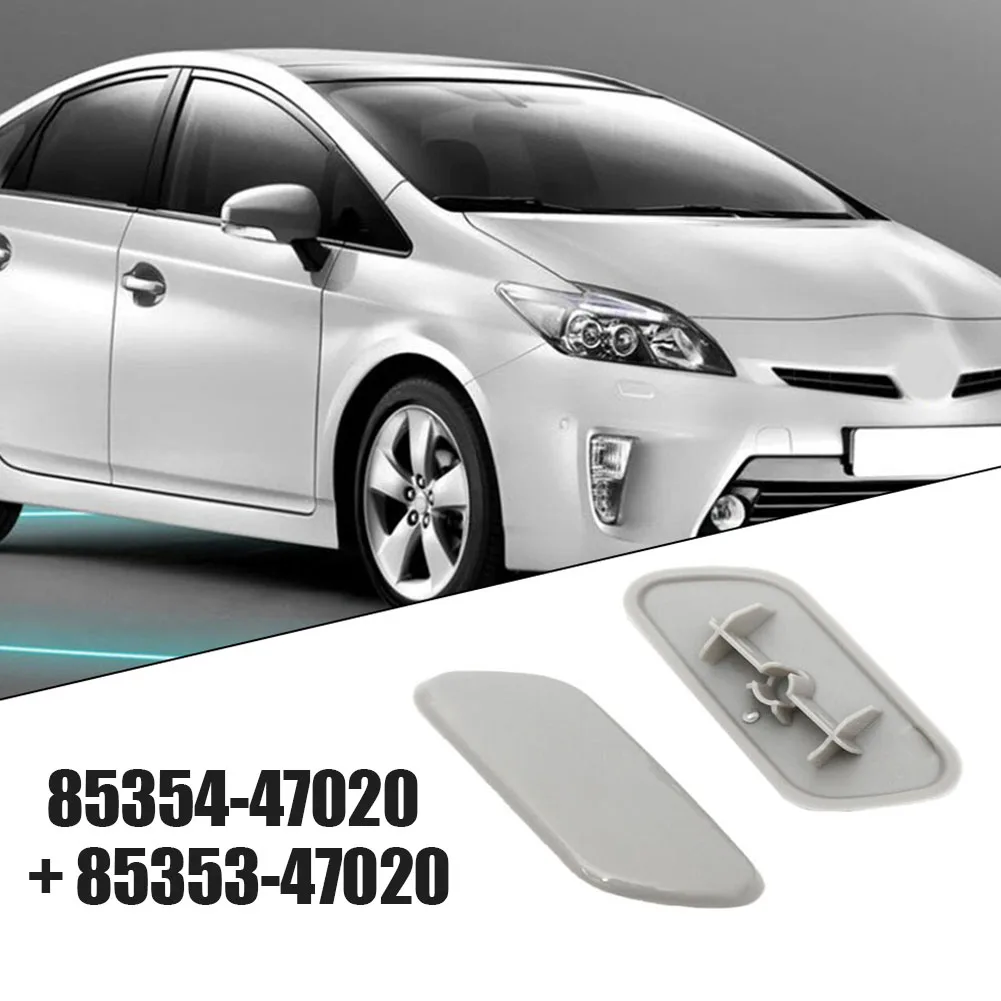 Крышка омывателя фары 85354-47020 85353-47020 для PRIUS XW30 2011-2015, крышка переднего бампера, буксировочного крюка, буксировочная крышка