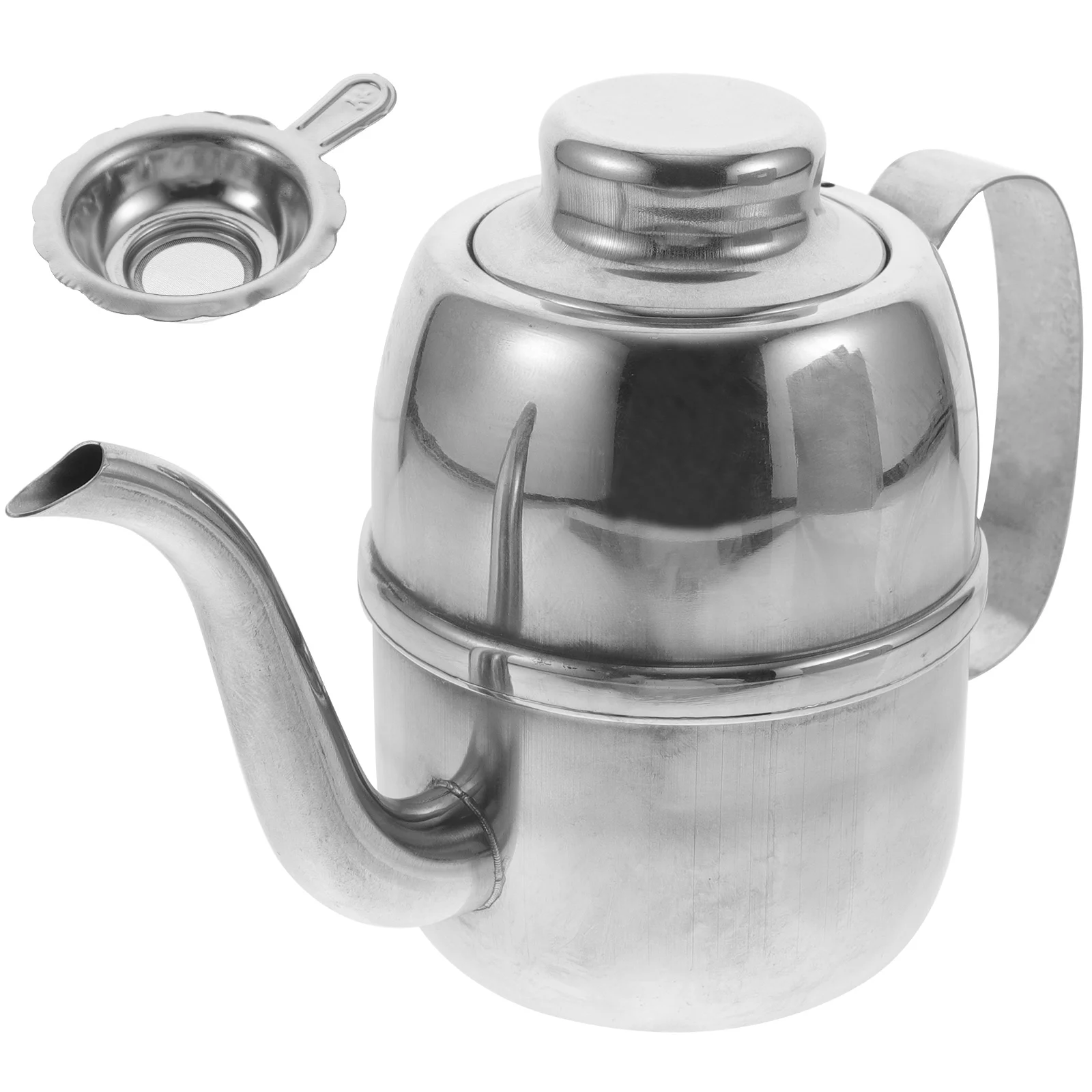 

Stainless Steel Oil Pot Grease Filtering Cup Tea Kettle Strainer Vakuen Vacuum Container Bottle Large Kitchen