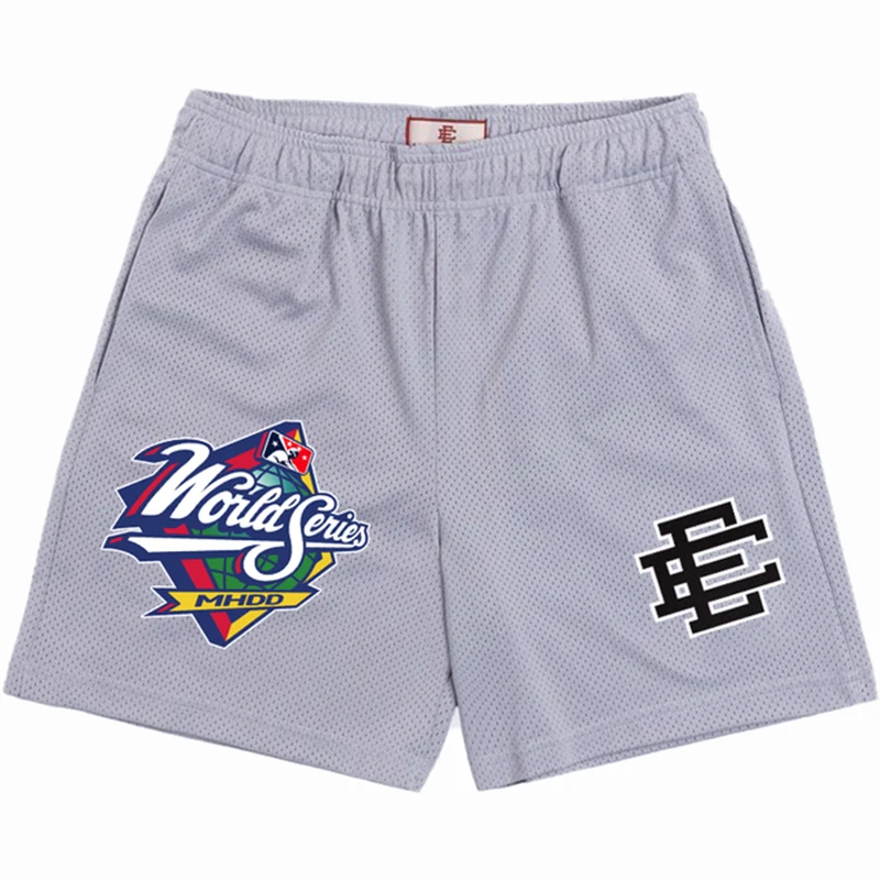 

Basic Shorts Baseball World Series Specific 2022 Men's Casual shorts Fitness Sports Summer Gym Workout Mesh Pant