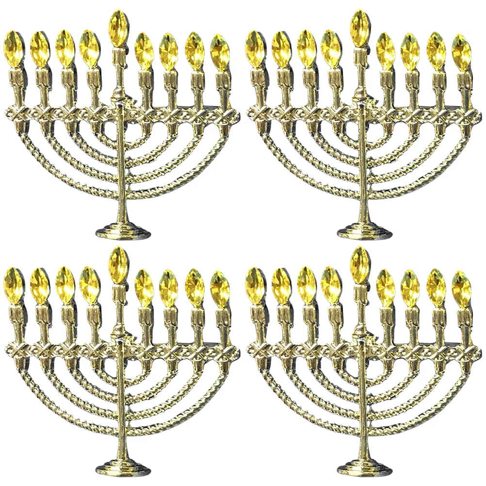

Napkin Rings Hanukkah Ring Serviette Holder Buckle Table Jewish Party Buckles Menorah Wedding Decorative Chanukah Decor Towel
