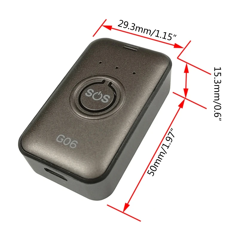 Мини GPS-трекер LBS Wifi позиционирование SOS гео забор сигнализация 2G SIM SMS диктофон