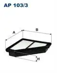 

Store code: AP103/3 for air filter CIVIC 1.4-