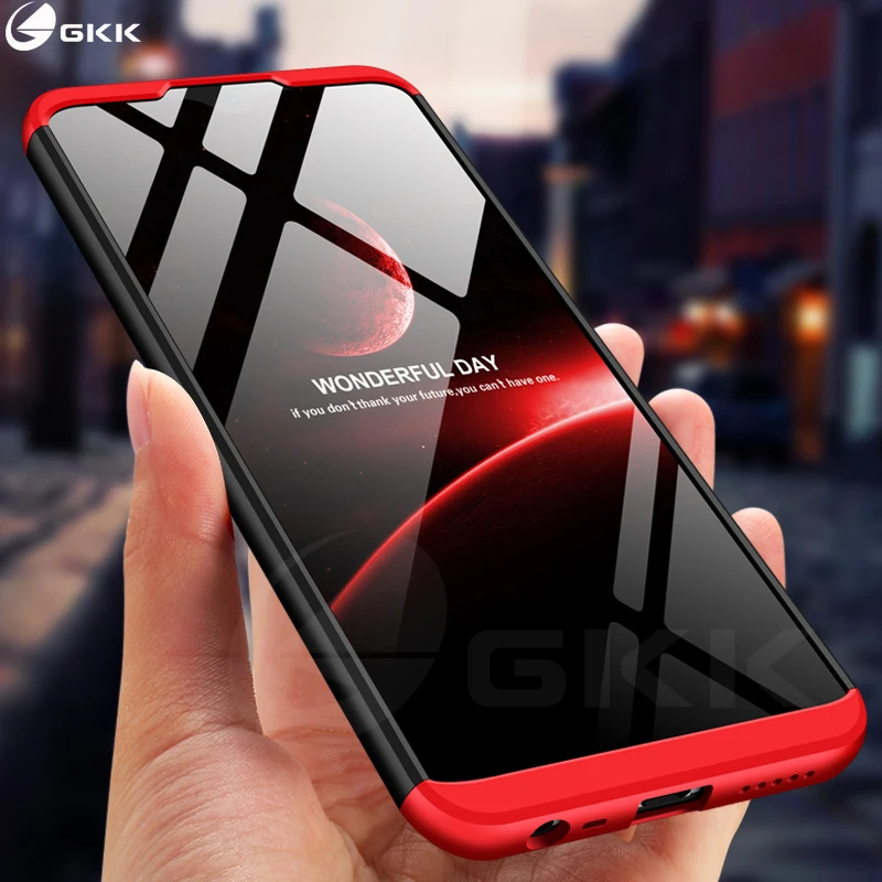 

GKK Luxury Case for Xiaomi Redmi 8 8A Case 360 Full Protection Slim Dual Armor Shockproof Hard Matte For Redmi 8 8A Cover Fundas