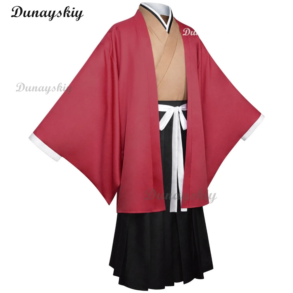 Косплей Костюм Tsugikuni Yoriichi парик аниме косплей кимоно Татуировка наклейка