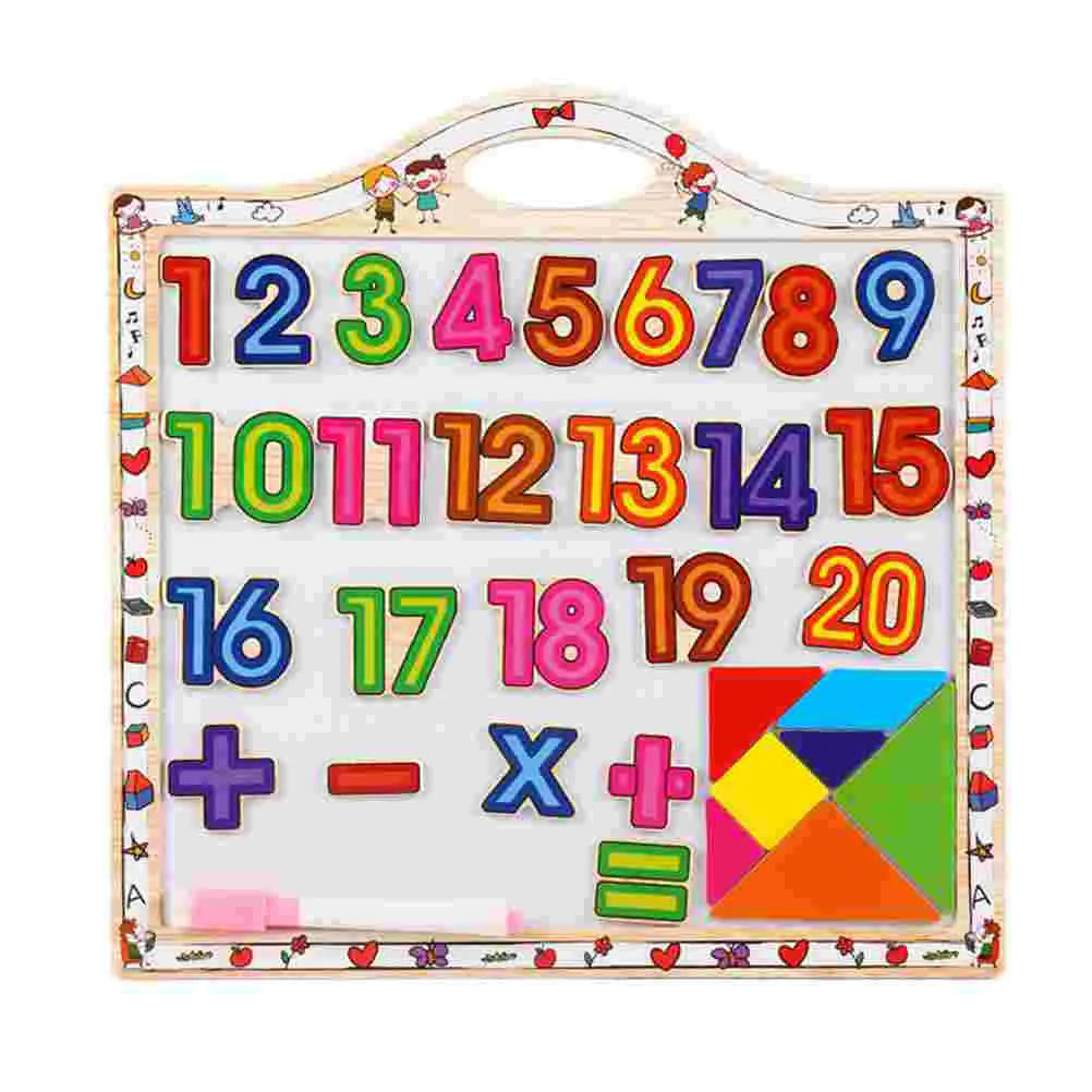 1 Set Kids Drawing Board Painting Supply Arabic Numbers Learning Toys