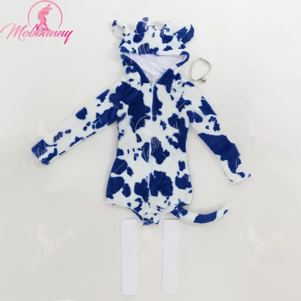 Женское сексуальное нижнее белье Mobbunny боди Плюшевый комбинезон с капюшоном и