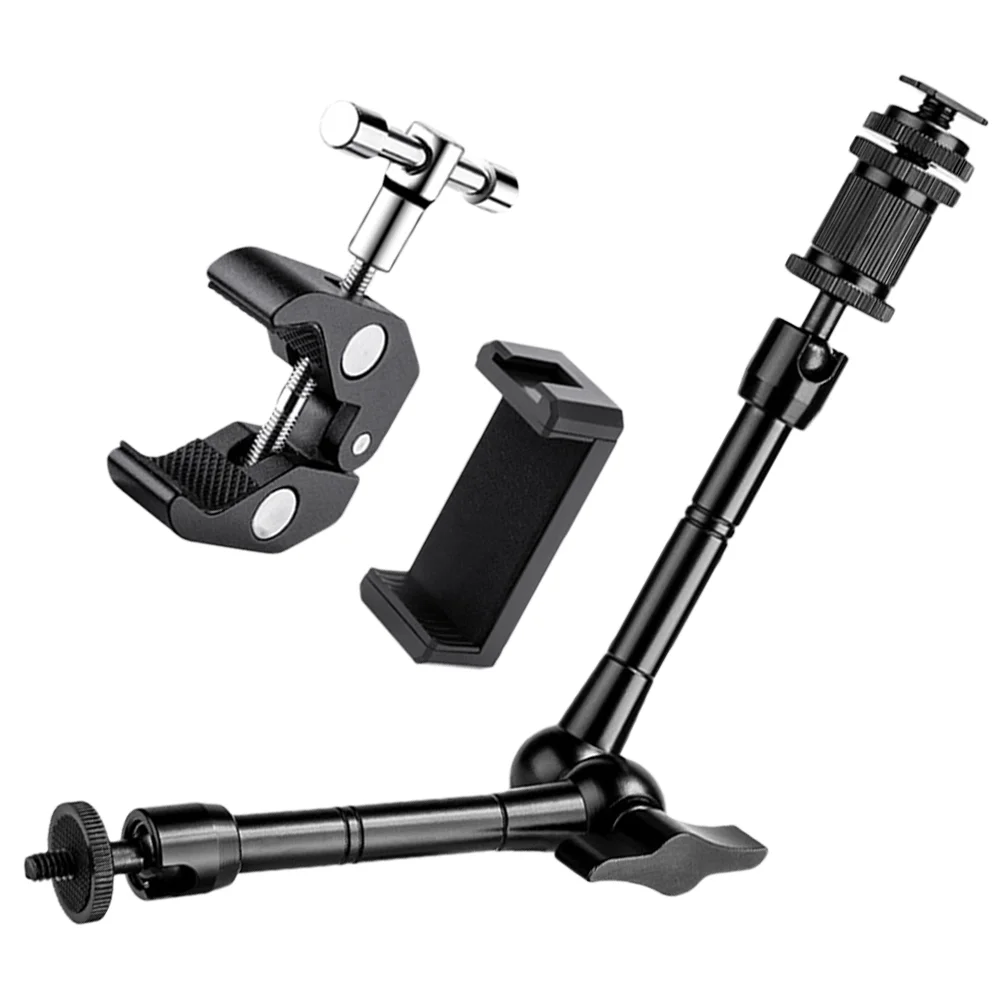 

1 Set Clip On Mobile Phone Support Phone Holder Adjustable Phone Holder Phone Bracket