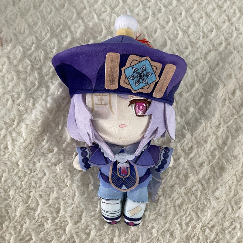 

Genshin Impact Qiqi, Плюшевые аксессуары для косплея, Мультяшные аксессуары для взрослых и детей, подарок на день рождения для мальчиков и девочек, 20 см