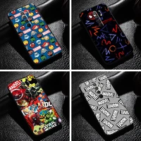 marvel avengers for xiaomi redmi 9 6 53 inch phone case back tpu silicone cover liquid silicon funda black carcasa soft