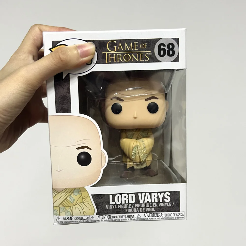 Фото Фигурка Funko Pop Телевизионная серия «Игра престолов» Лорд Вариус # Коллекционные виниловые фигурки 68 см: игрушки, куклы, декор для дома, модели, подарки №1