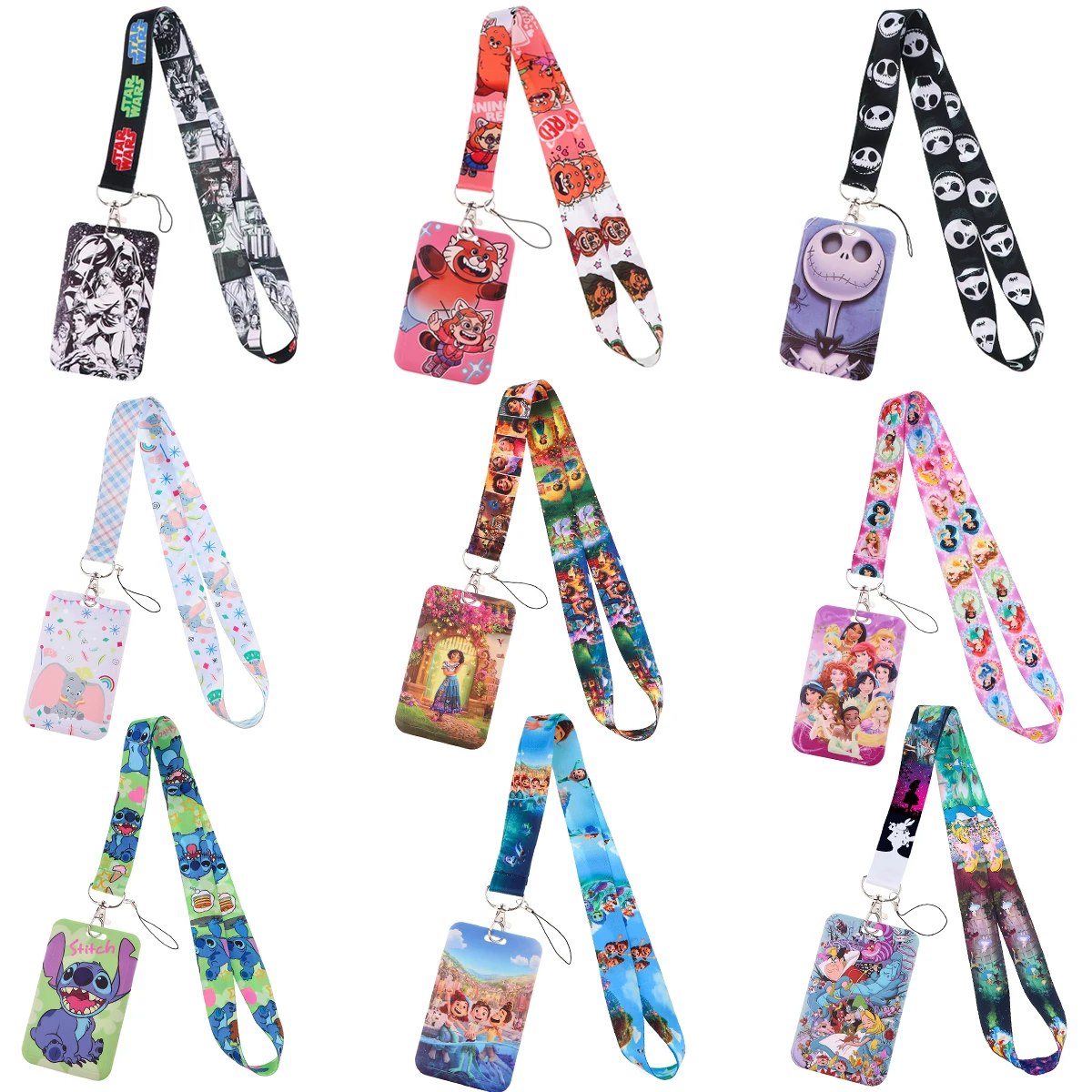 Ремешки с Микки-Маусом ремешки на шею для принцесс Диснея Мультяшные шитья