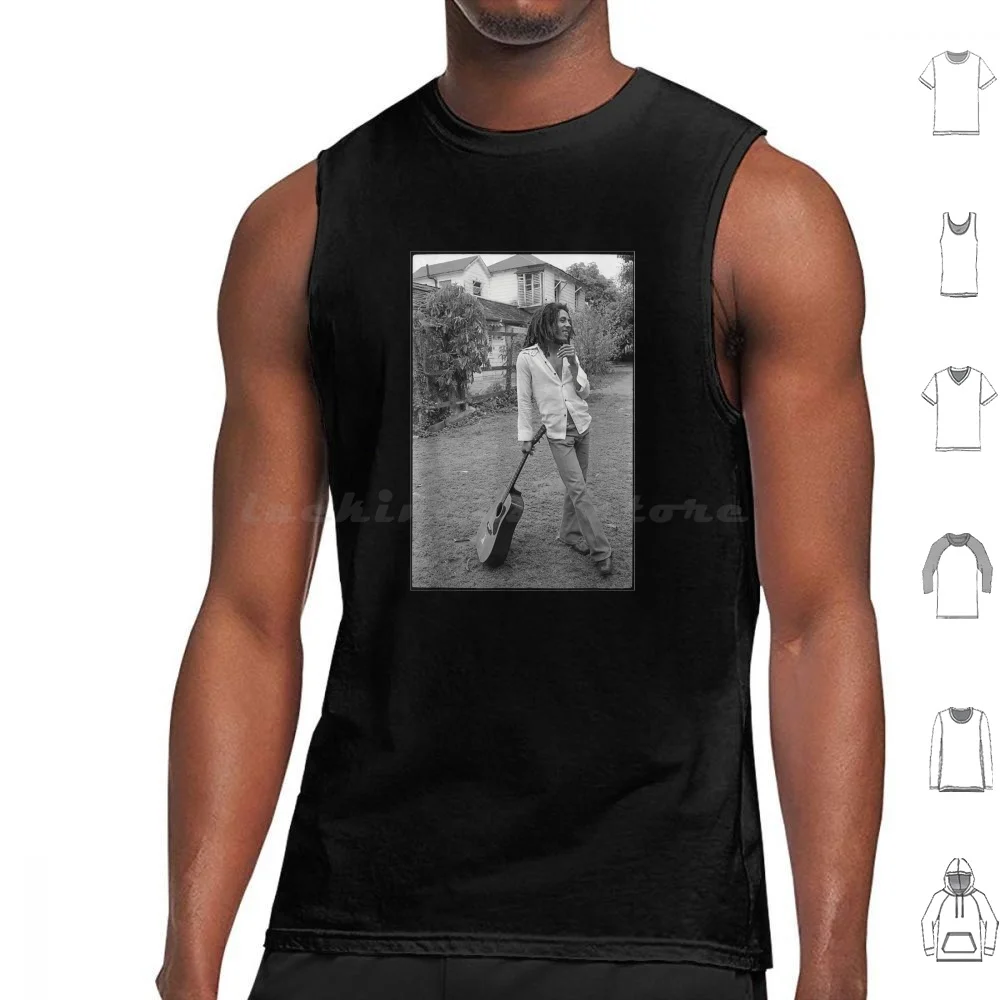 Хлопковые майки для гитары с принтом ригги раста Марли ямайский Боб музыка One Love