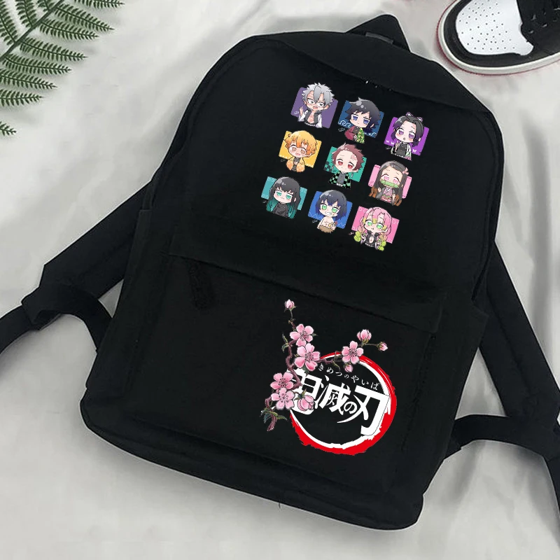 

Kimetsu No Yaiba Boys Girls Demon Slayer School Bag Harajuku Anime Japan Kawaii Backpack Kimetsu Cartoon Backpack Tanjiro Nezuko