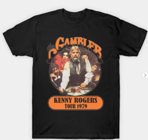

Kenny Rogers T shirt, hot cotton T shirt, Graphic art Shirt all size