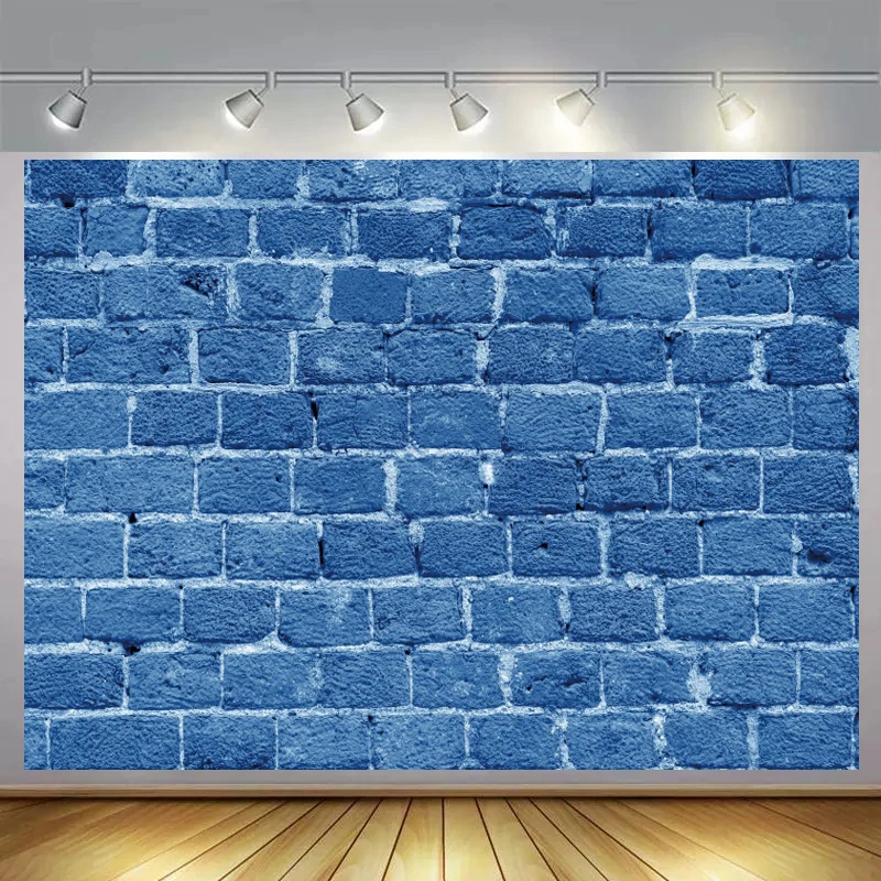 Виниловый фон для фотосъемки новорожденных детей с изображением скалы кирпичной