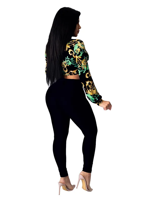 Женский спортивный костюм из двух предметов комплект топ с V-образным вырезом и