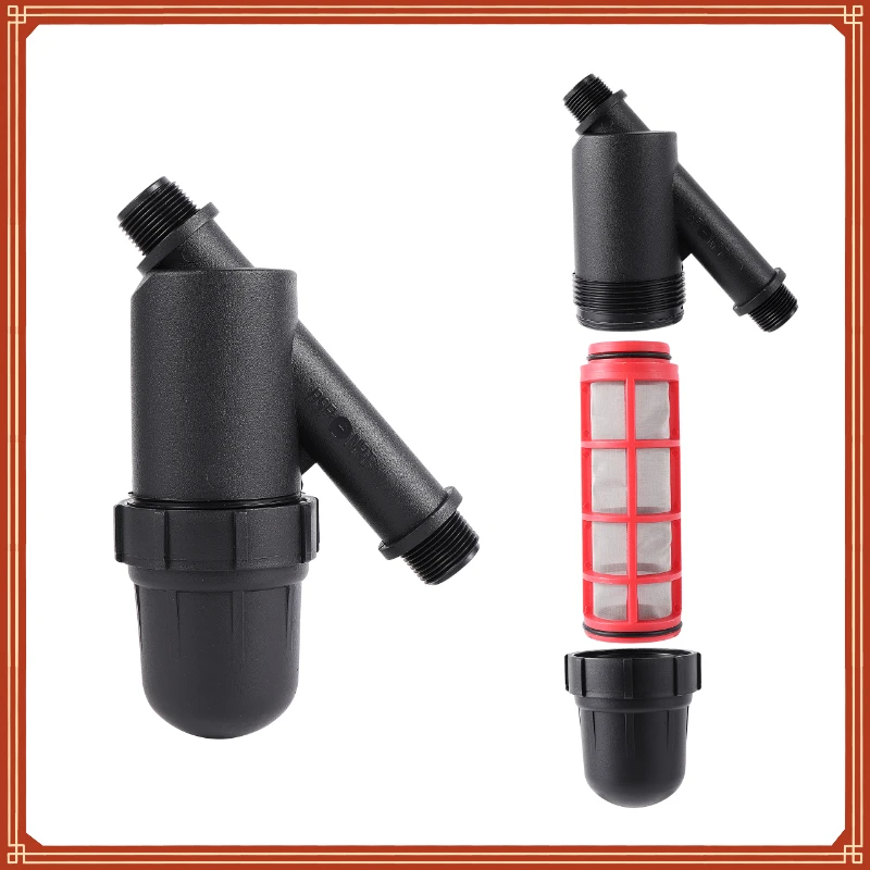 

Male Thread Screen Water Filter 120 Mesh Stainless Steel Filter Garden Irrigation Misting Spray System Impurities Strainer
