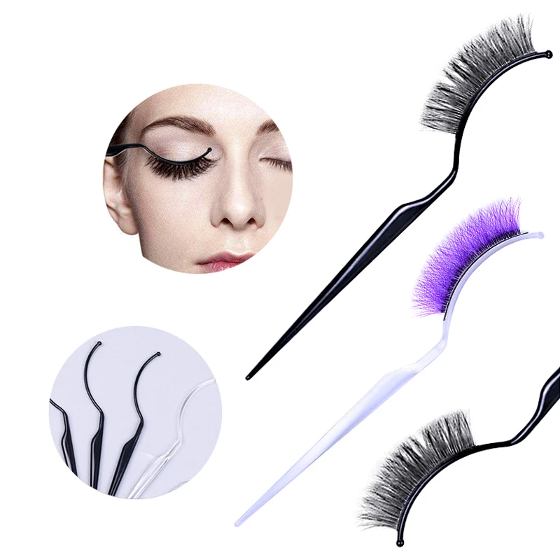 

5 Pcs Eyelash Try-on Accessories Auxiliary Eyelash Holder Magnetic False Eyelashes Display Stand Bracket Eyelash Extension Tool