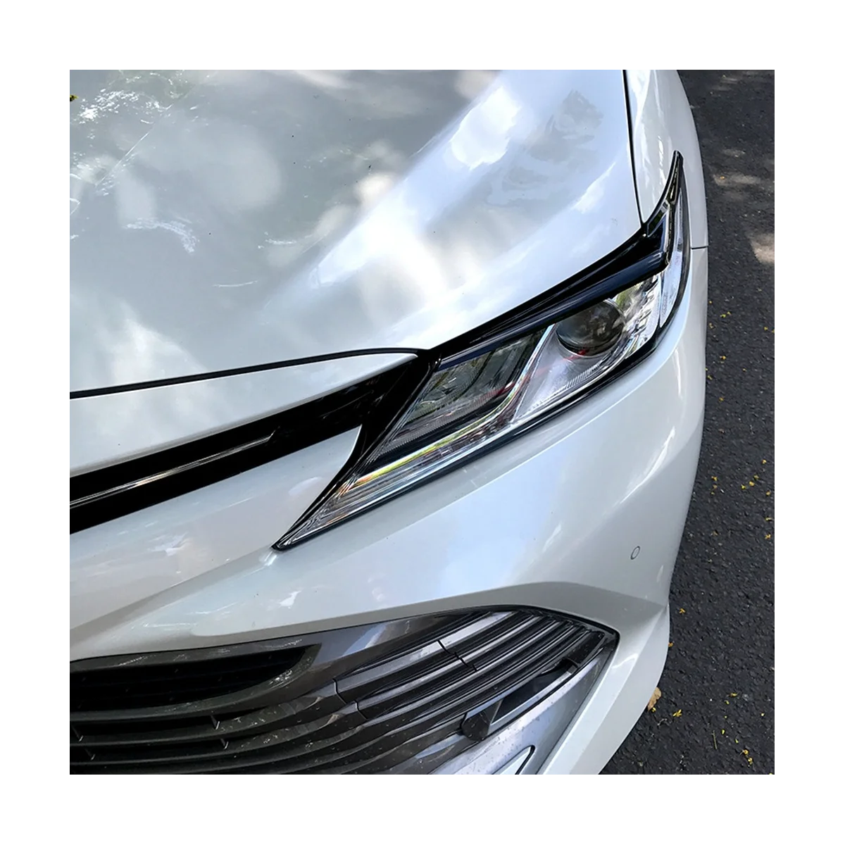 Автомобильная фара Накладка для глаз головная лампа веки Toyota Camry LE XLE SE XSE 2018-2021