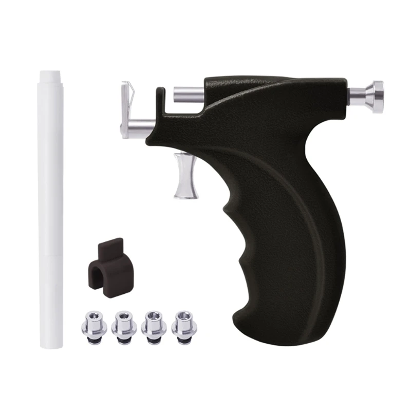 

Professional Steel Ear Nose Navel Body Cartilage Tragus Helix Safe Practical Earrings Piercing Gun Studs Tool Kit Drop Shipping