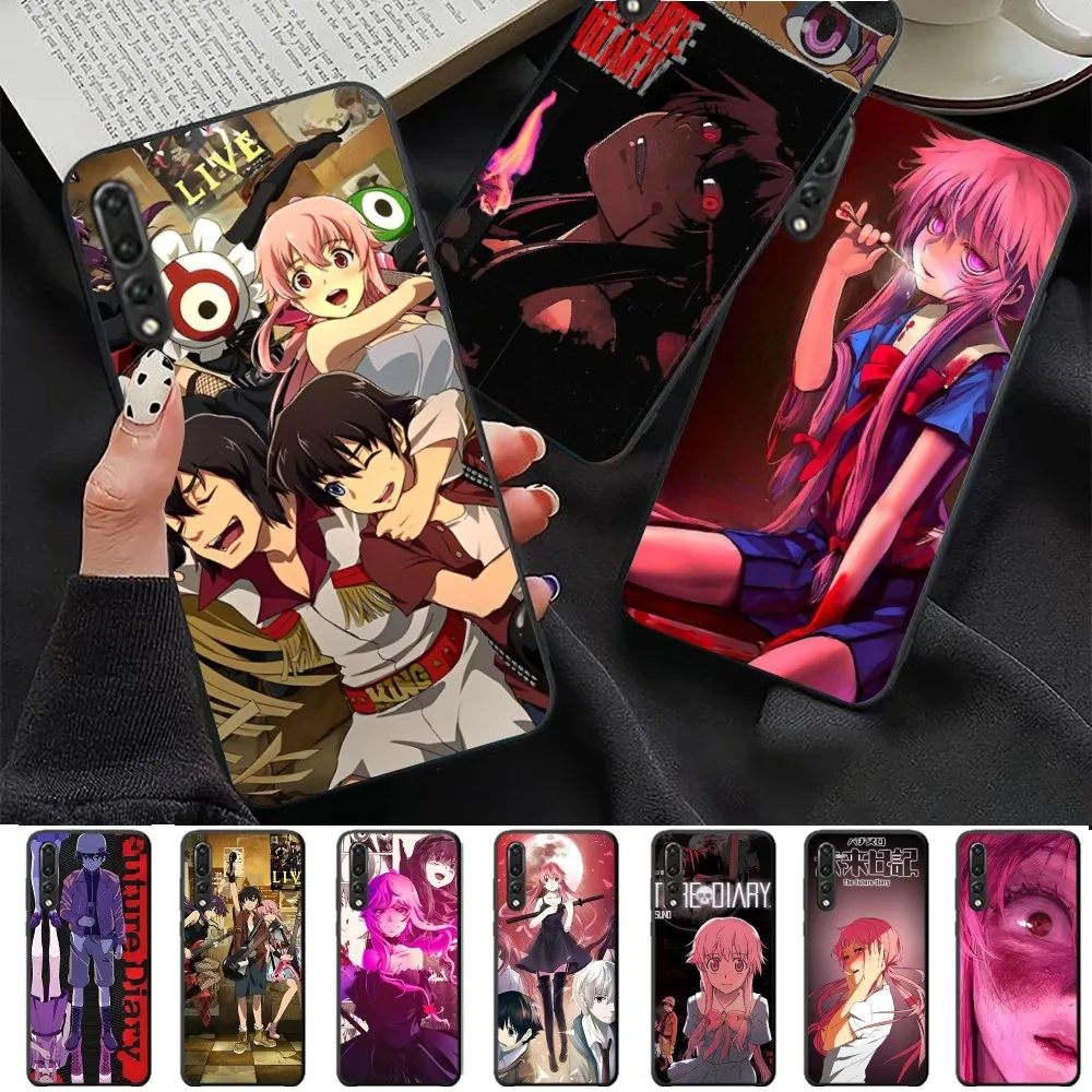 

The Future Diary Anime Phone Case For Huawei P 8 9 10 20 30 40 50 Pro Lite Psmart Honor 10 lite 70 Mate 20lite