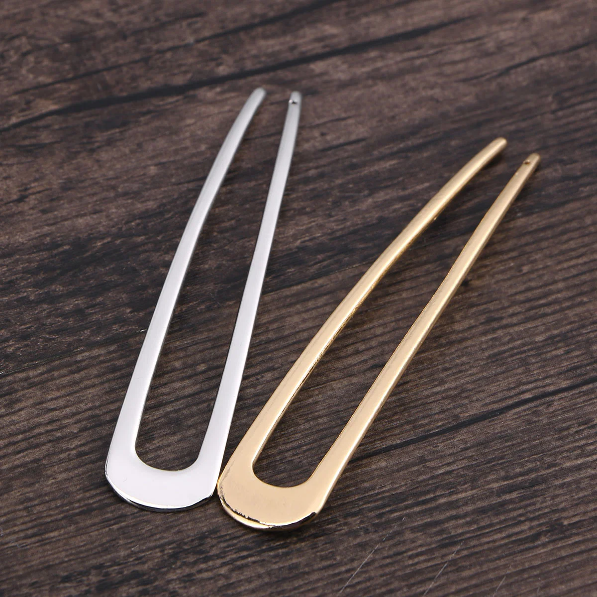 

4 шт., U-образные металлические палочки для волос