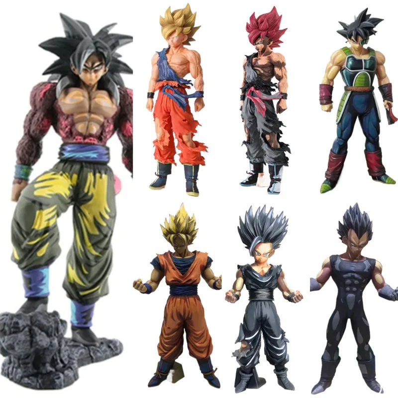 Фигурка из аниме Драконий жемчуг модель GK Super Saiyan 4 Rose Son Goku фигурка гохань статуя