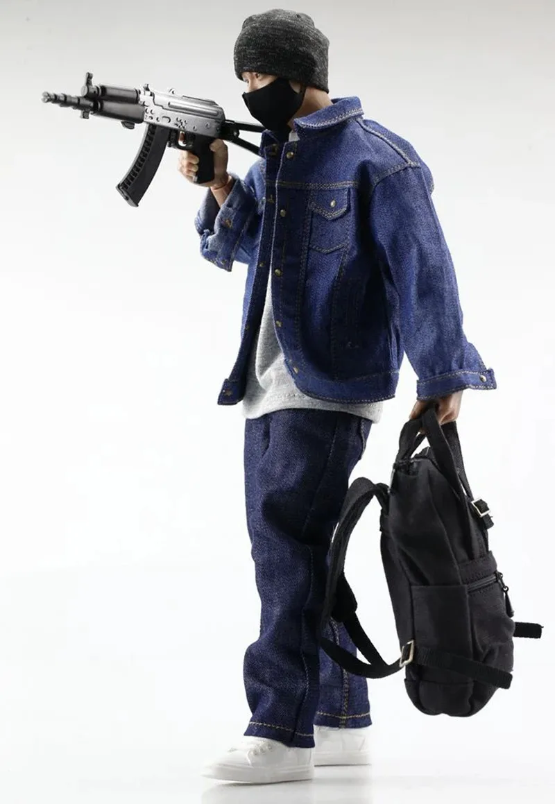 Экшн-фигурка Мужская в масштабе 1:6 из денима