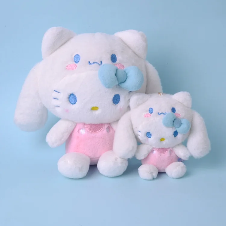 

22cm Sanrio Cos Cinnamon Kuromi Melody Purin Plush Dolls Soft Comfort Stuffed Pp Cotton Cartoon Plush Doll Pendant Kids Gifts