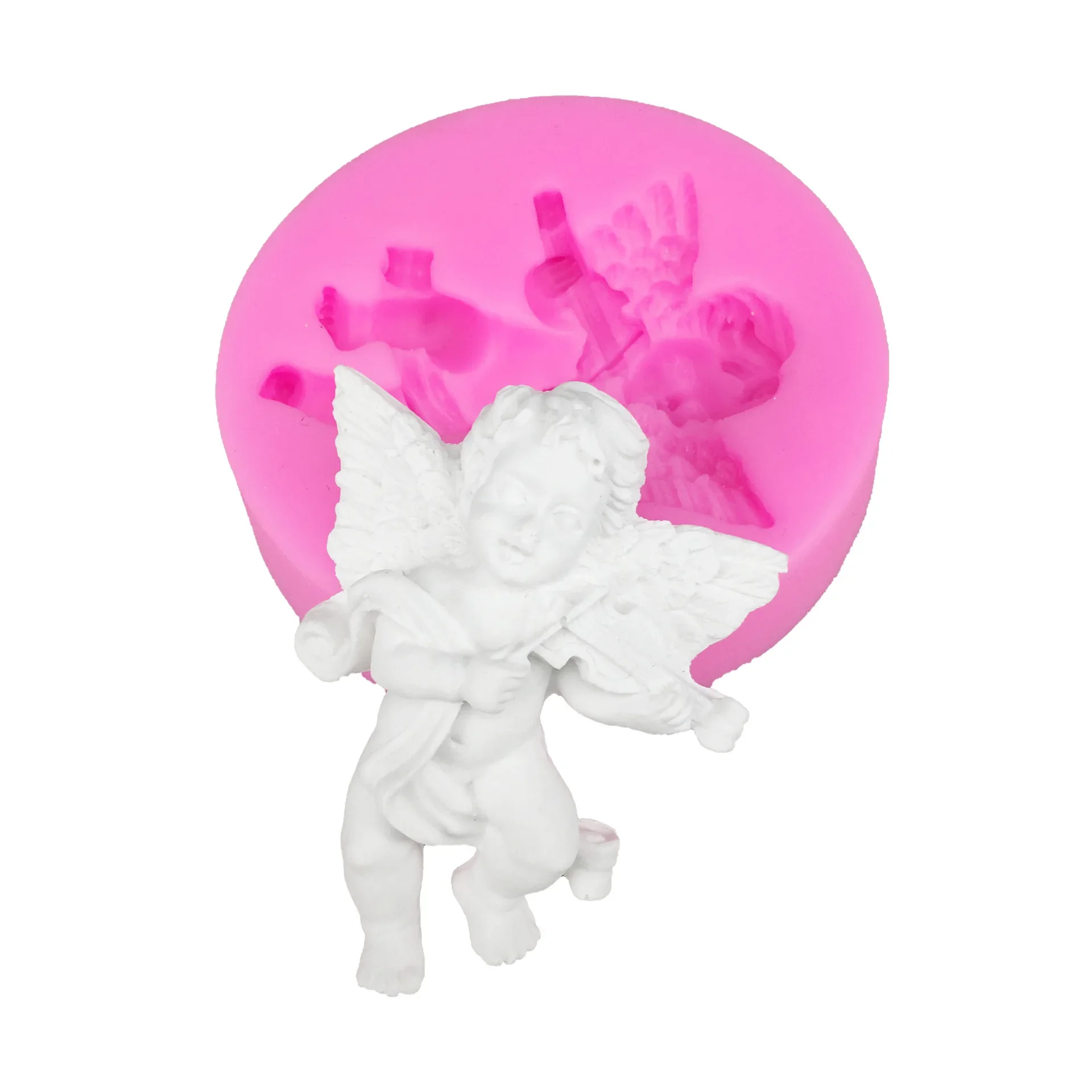 3D Cupid Angel Baby силиконовые формы для помадки инструменты украшения тортов мыло из
