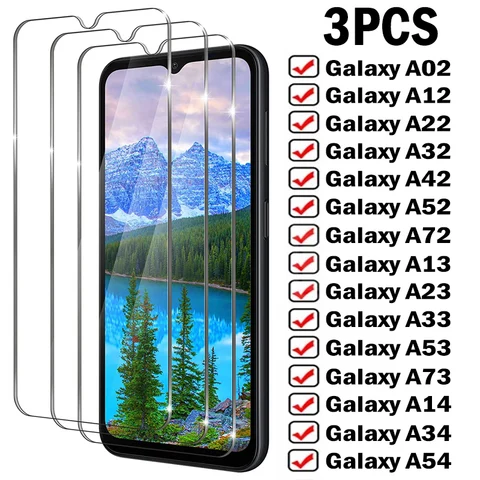 3 шт., защитные пленки для Samsung Galaxy A12 A22 A32 A52S A13 A33 A53 A72 A73 A54 A14 A24 A34