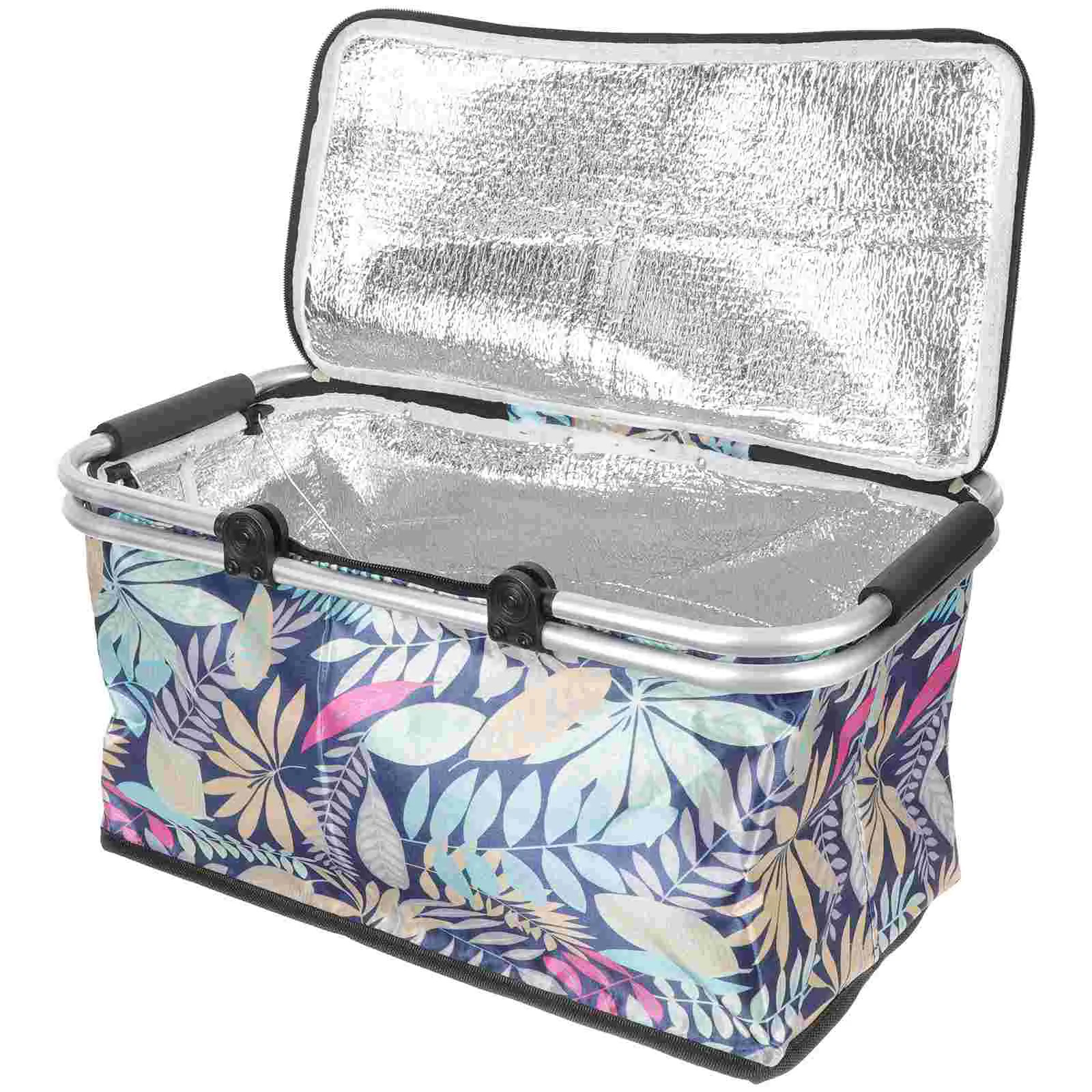 

Складная корзина для покупок, складная корзина для пикника, уличная изолированная сумка, пищевой контейнер, контейнеры большой емкости, складные контейнеры для пиццы