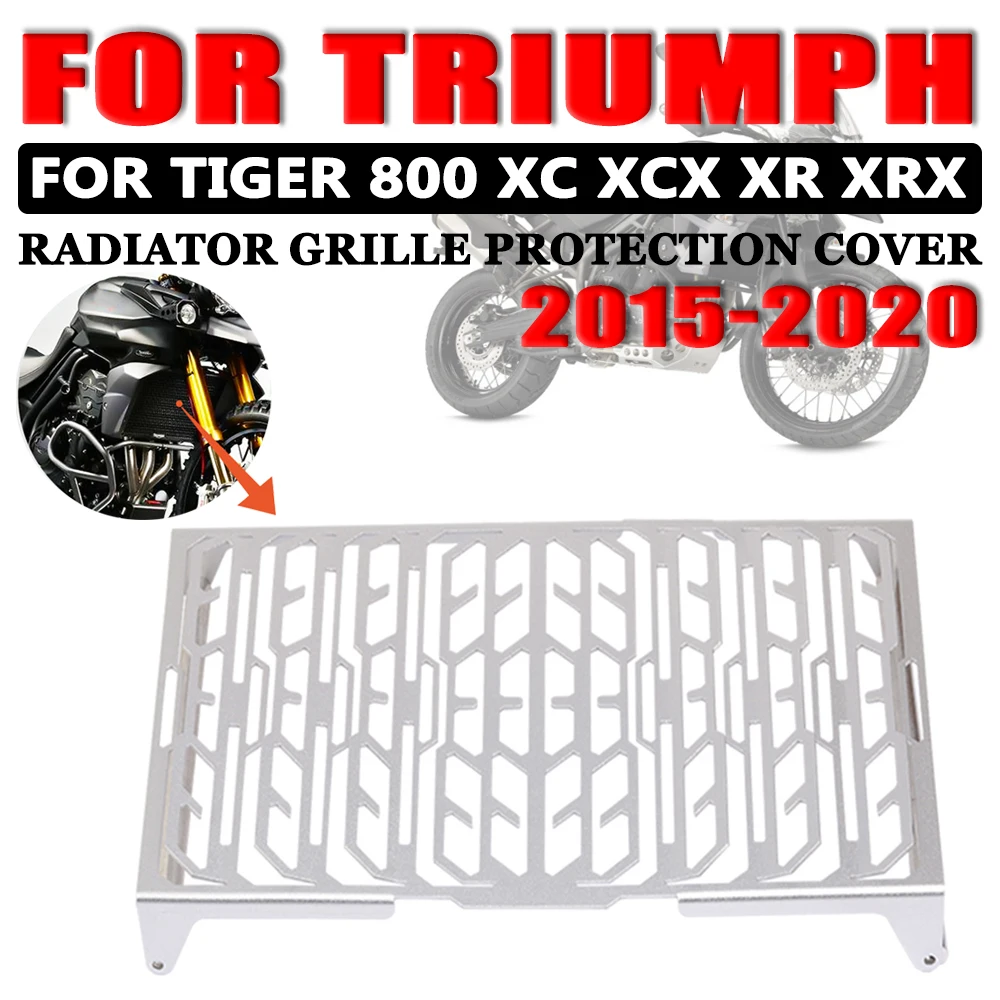 

Motorcycle Radiator Grille Guard Protector Grill Cover For Triumph Tiger 800 XC XCX XR XRX 2015-2017 2018 2019 2020 Accessories