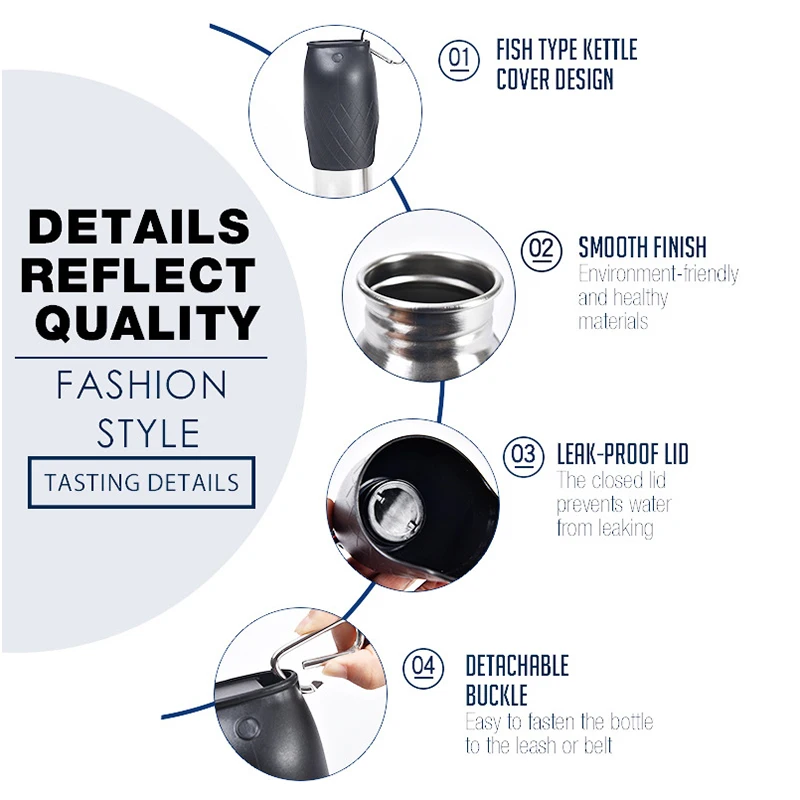 Pаспродажа Дозатор воды Ulmpp из нержавеющей стали для маленьких и больших собак Дешево Дозатор воды Ulmpp из нержавеющей стали для маленьких и больших собак