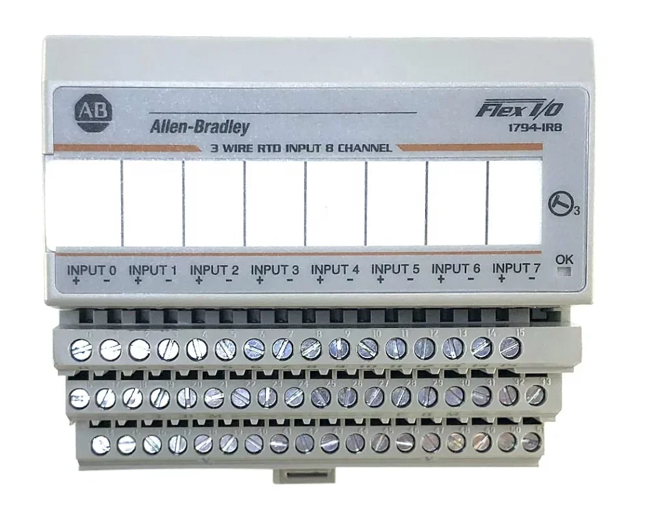 

1794-IR8 FLEX I/O RTD Input Module 8 RTD inputs 1794IR8