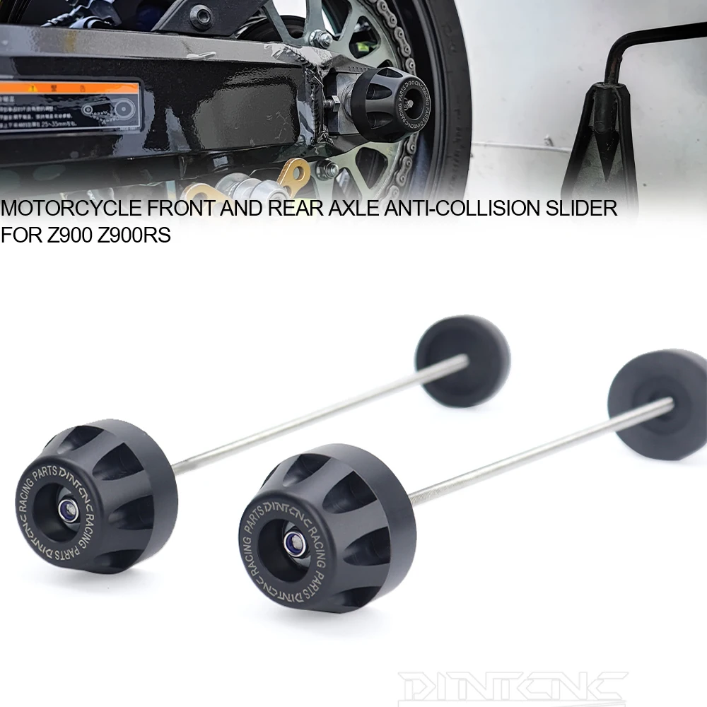 

Motorcycle Front Rear Wheel Anti-Collision Slider For KAWASAKI Z900 Z900RS Z900SE Axle Rocker Arm Anti Falling Block Protector