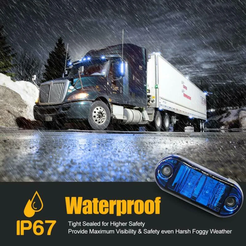 

Босветильник фонарь IP67, 10 шт., водонепроницаемый, 12-24 В