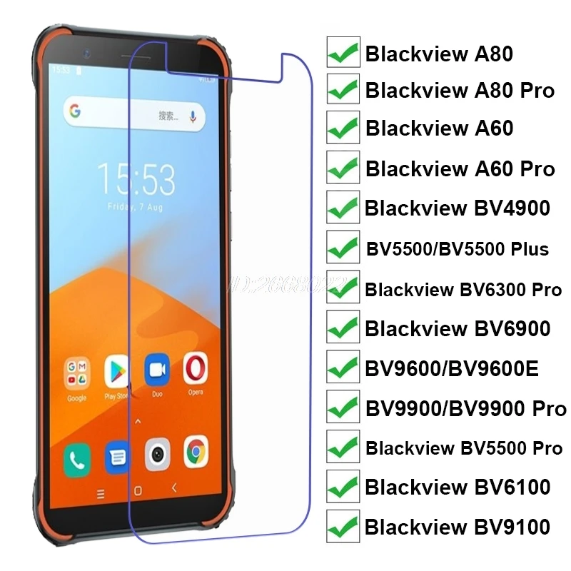 Защитное стекло для Blackview BV4900 3-1 шт., стекло для Blackview BV9100, BV6100, BV9600E, BV6900, BV6300, BV9900, BV5500 Plus Pro, A60, A80 Pro