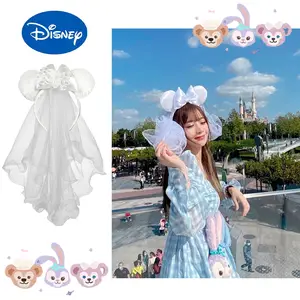 New Disney Minnie Ears Headband Wedding Veil Ears Bride - Movies & Tv -  AliExpress