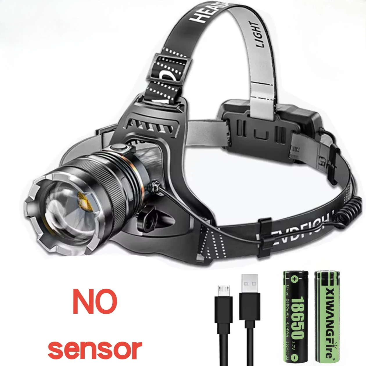 

Heinast мощный налобный фонарь черный