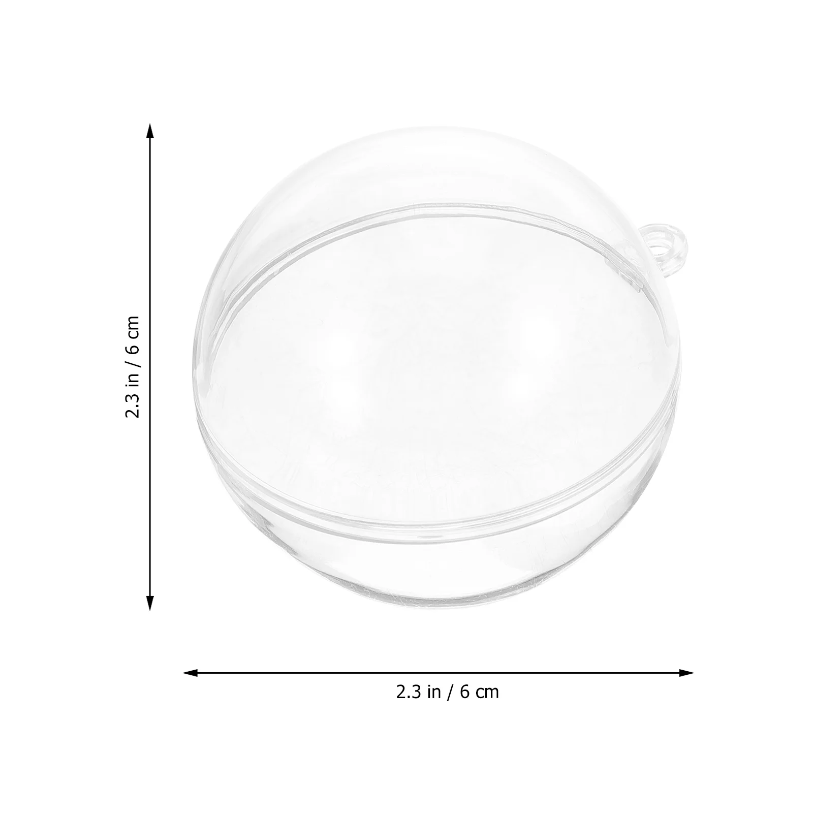 

Christmas Ornamentsfillableclear Baubles Tree Decorationsgiftcases Craft Party Ornament Candy Round Containers Crafts