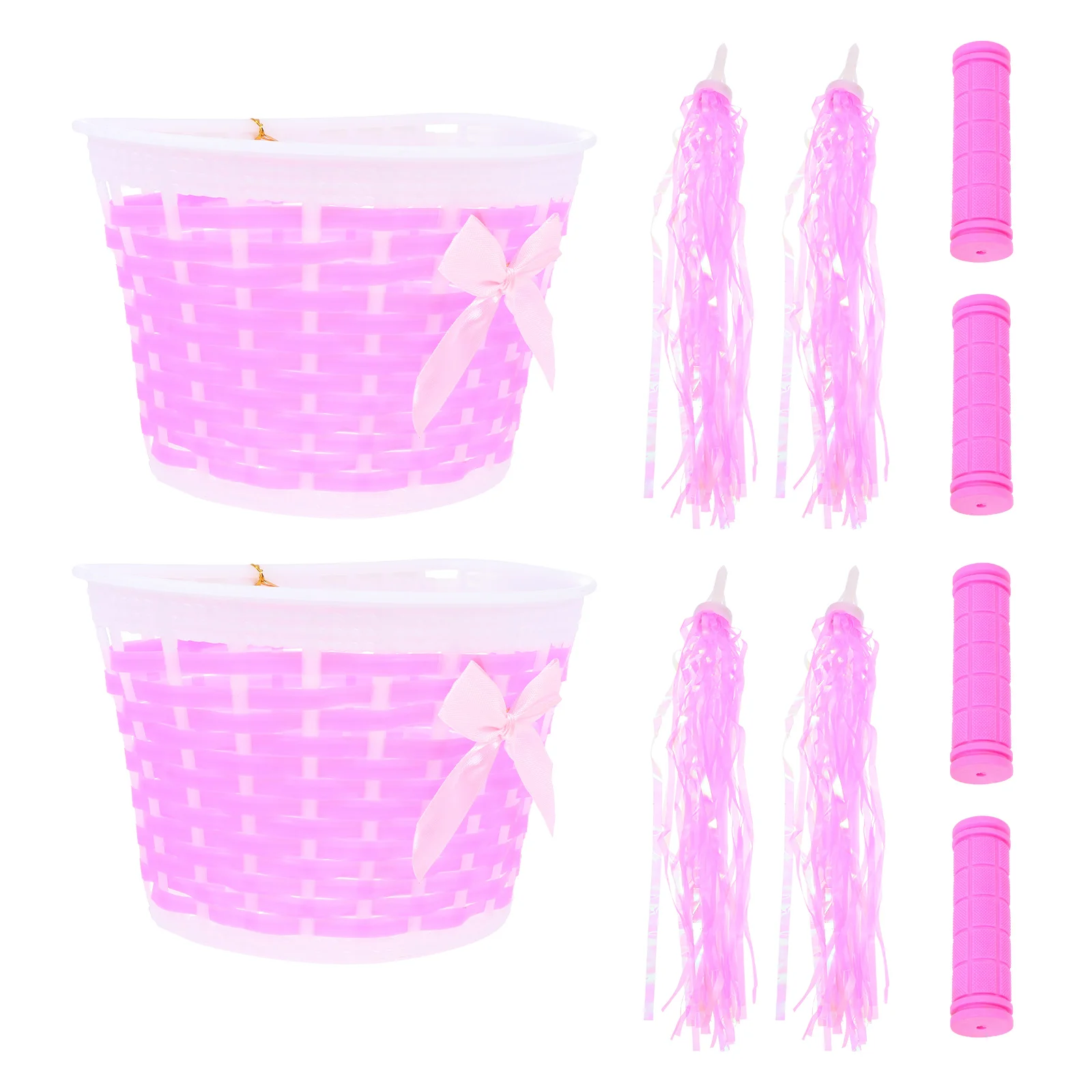 

Bike Basket Kids Girl Front Handlebar Grips Streamer Dogrear Storagecycles