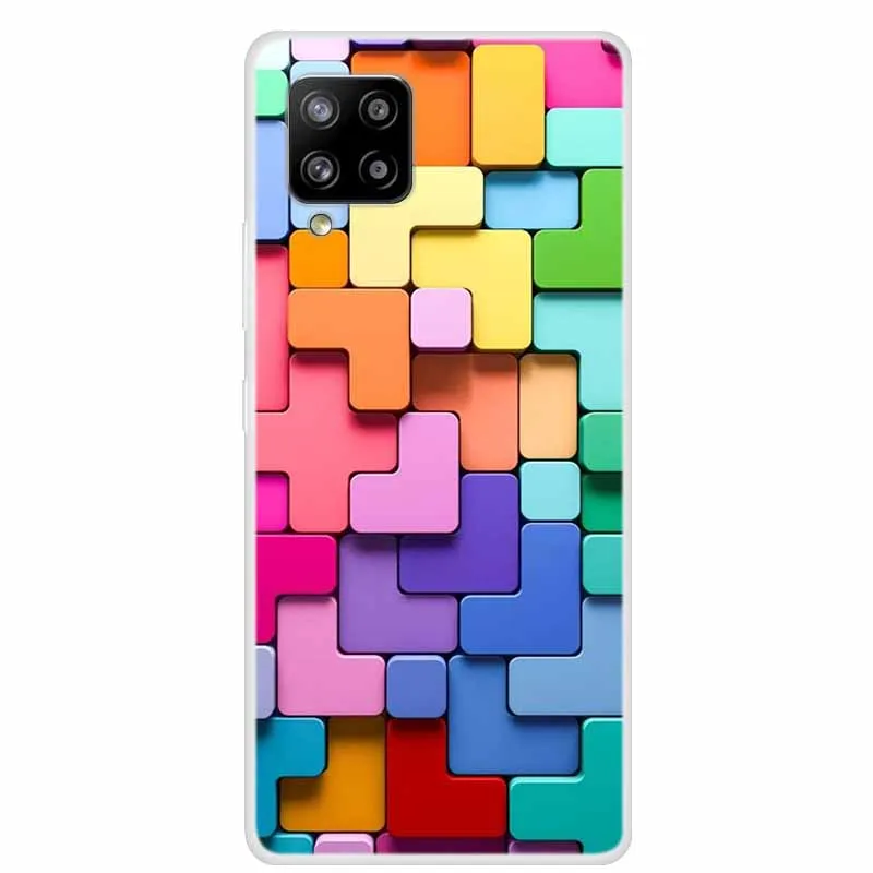 Роскошный чехол с цветочным рисунком для Samsung A42 5G мягкая задняя крышка из