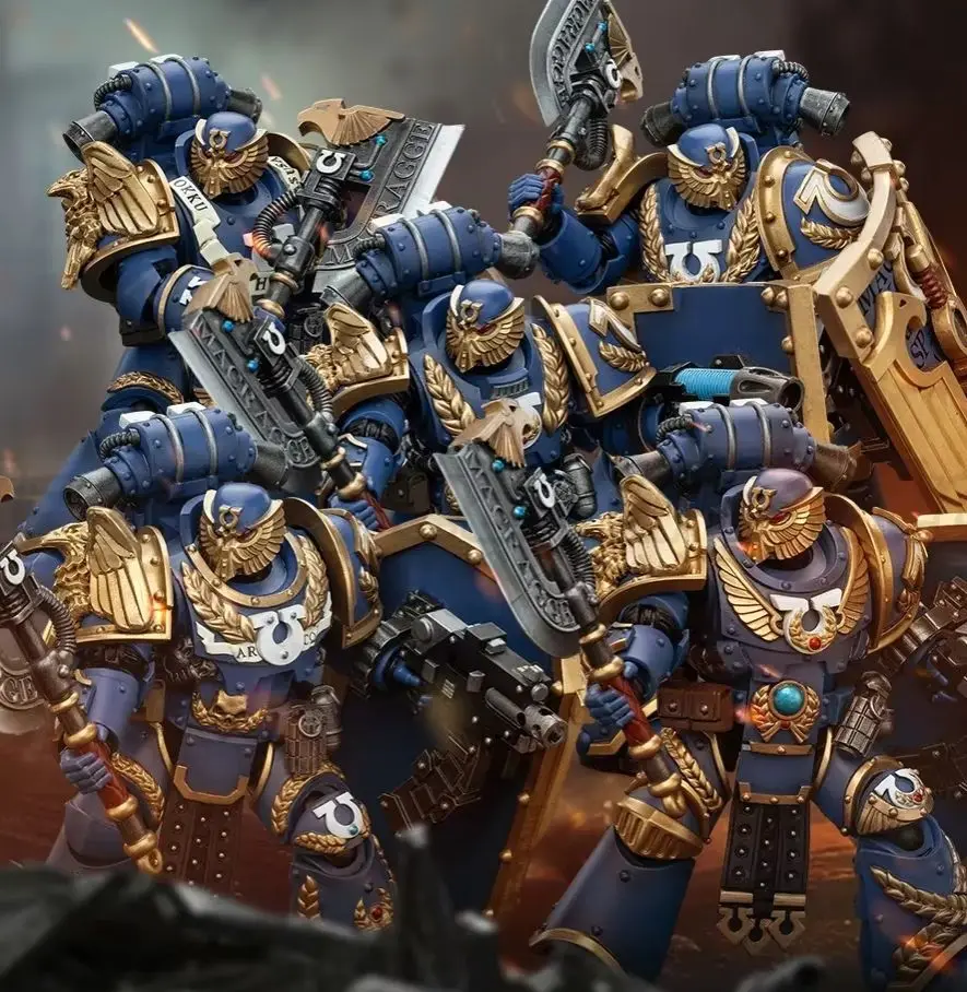 Фото 【MT】JOYTOY Warhammer 40K Ультрамарини Ремус Вентанус Инвиктарус Сверховладыческий Отряд №1