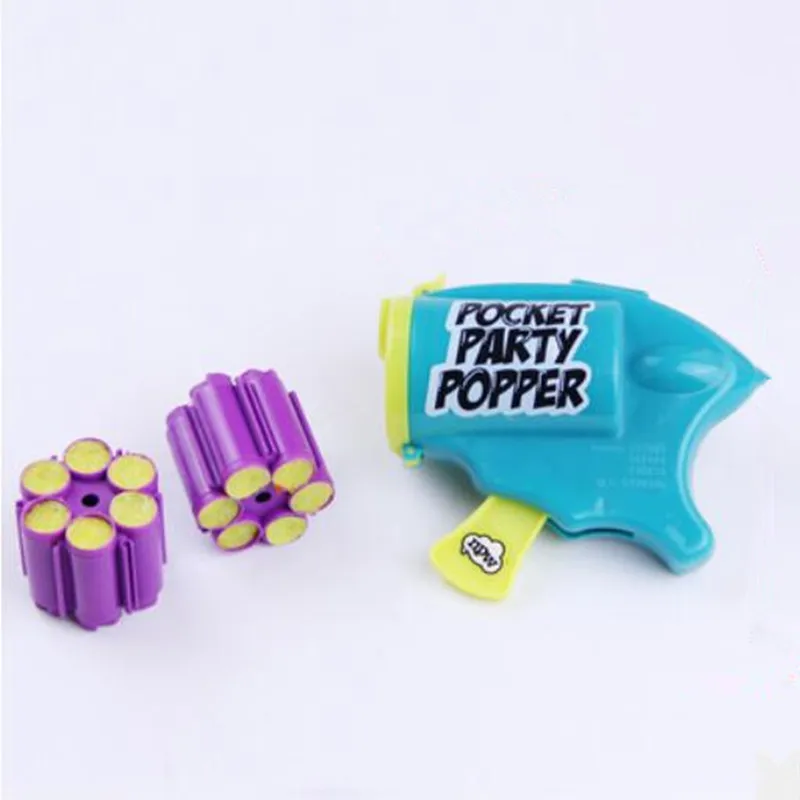 

Mini Push Party Poppers Paper Spray Confetti Birthday Gift Cheering Kids Toy Baby Shower Celebration Wedding Decoration